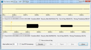 Wireshark VOIP Calls With High Gain