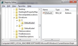 registry drive icons Registry entry for drive labels