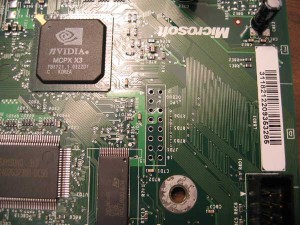 lpc header on xbox motherboard