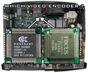 xbox video encoder location and identification