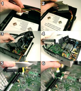 Xbox internal cable disassembly